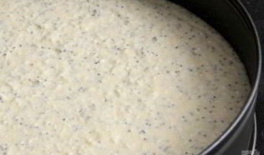 немецкий маковый творожник