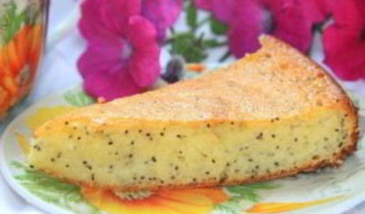 немецкий маковый творожник