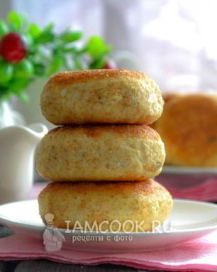 Пышные сырники на сковороде