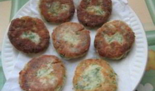 соленые сырники с зеленью
