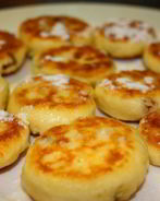 Сырники с изюмом без яиц