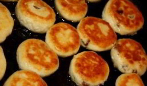 сырники с изюмом без яиц