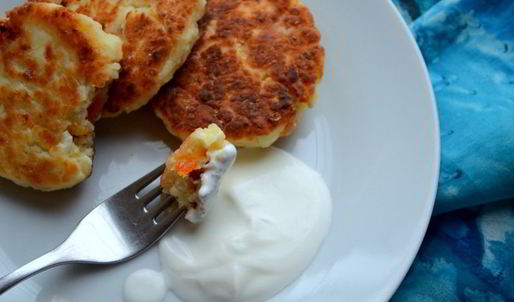 сырники с курагой