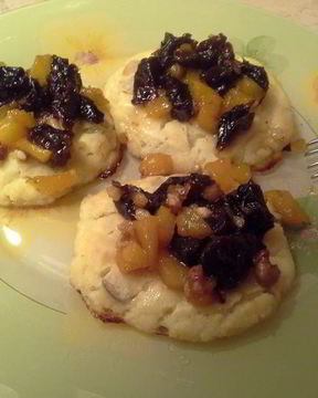 Сырники с тыквенным соусом