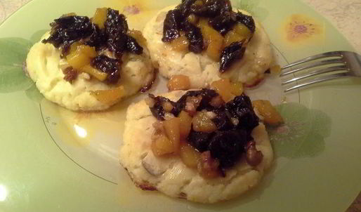 сырники с тыквенным соусом