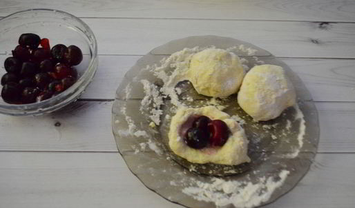 сырники с вишней