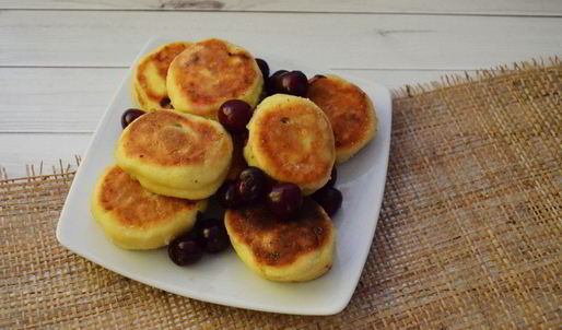 сырники с вишней