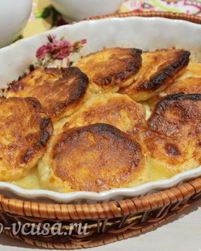 Сырники со сметаной в духовке