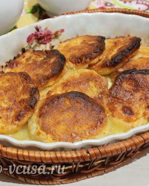 Сырники со сметаной в духовке