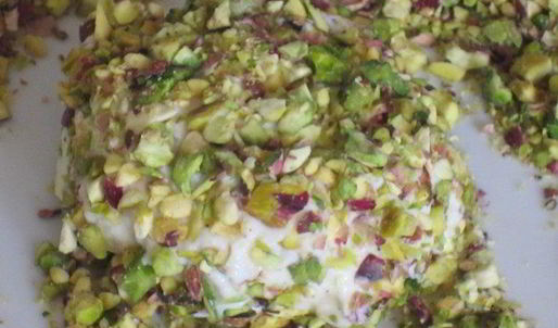 сырники в ореховой панировке с фисташковым кремом