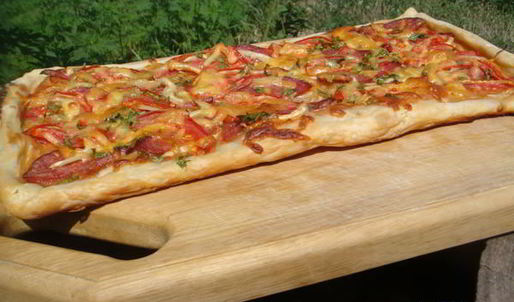 домашнее слоеное тесто и пироги из него