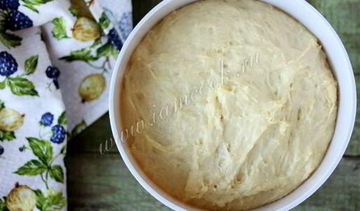 дрожжевое тесто любимое