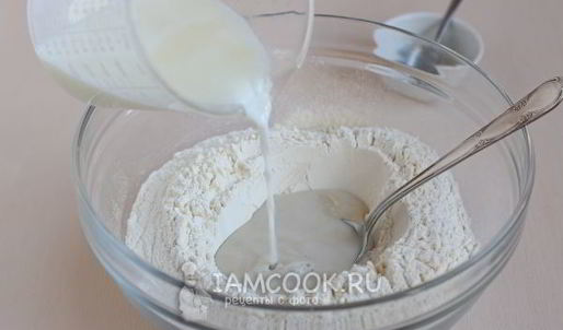 дрожжевое тесто на пироги на молоке