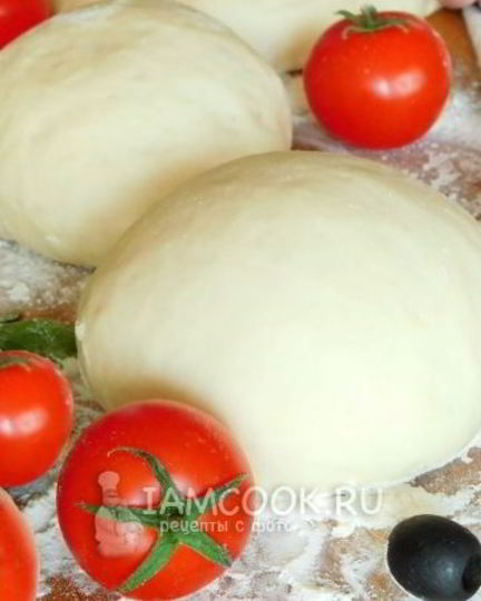 Рецепт постного дрожжевого теста для пиццы