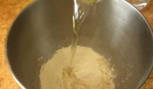 постное тесто для хвороста и лаваша