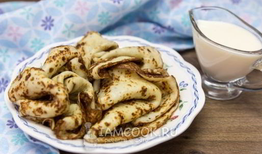 тесто для блинов на кефире