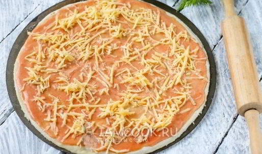 тесто для пиццы без дрожжей на молоке