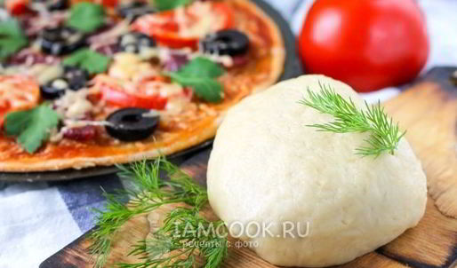 тесто для пиццы без дрожжей на молоке