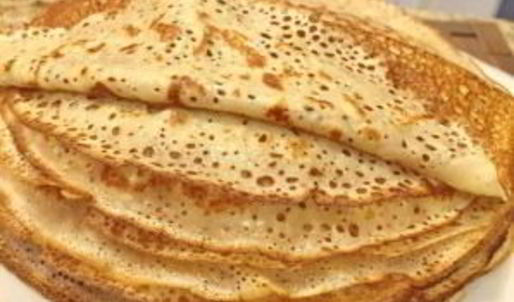 тесто для тонких блинчиков