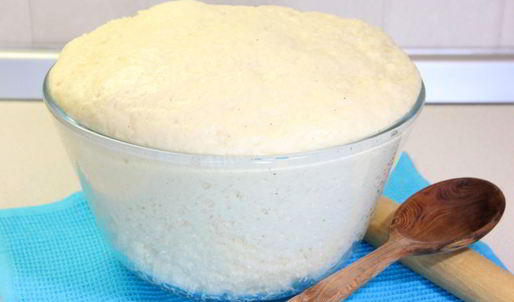 тесто для ватрушек на сухих дрожжах