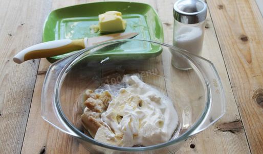 тесто на сметане для пирожков