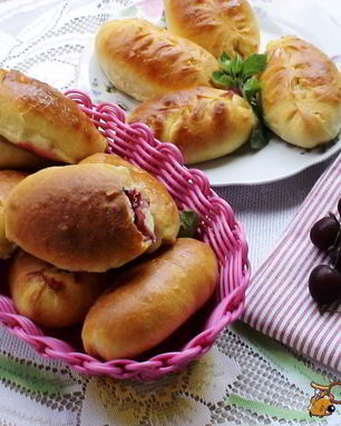 Тесто Попутчица и пирожки из него