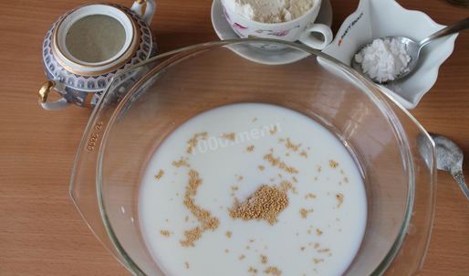 тесто с крахмалом