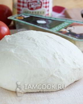 Тонкое дрожжевое тесто для пиццы