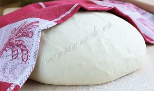 тонкое дрожжевое тесто для пиццы