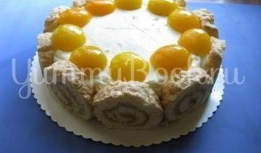 абрикосовый торт с кремом из маскарпоне