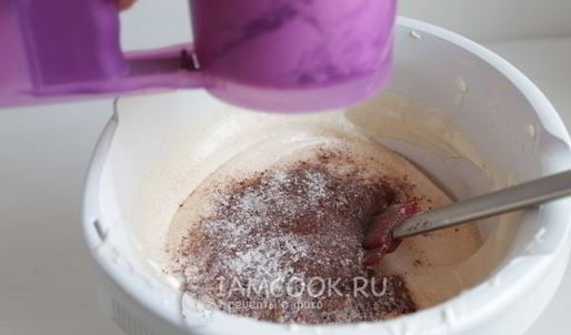 бисквит брошенный с какао