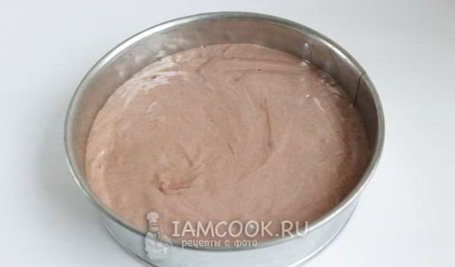 бисквит брошенный с какао