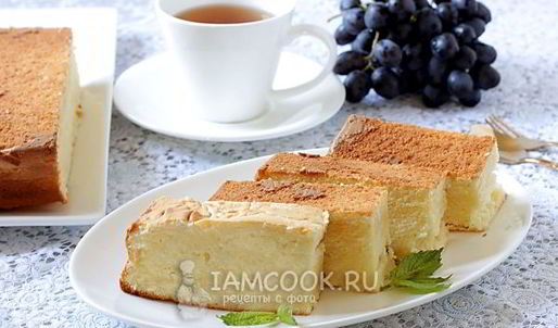 бисквит на сметане