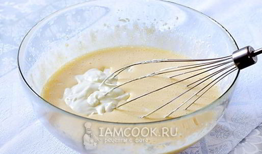 бисквит на сметане