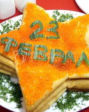 Блинный торт Звезда