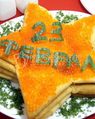 Блинный торт Звезда