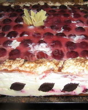 Именинный торт Фруктовый микс