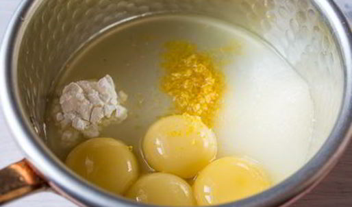 кокосовый торт с лимонным курдом