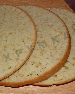 Коржи для торта в мультиварке