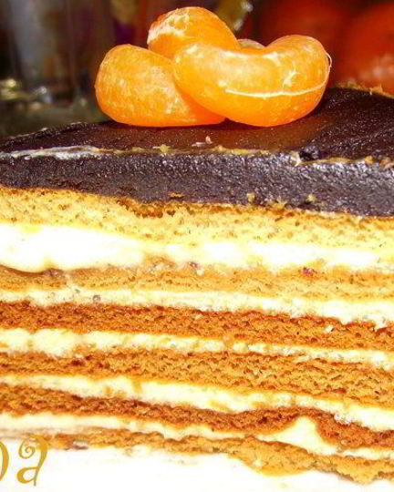 Рецепт рождественского медового торта