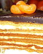 Рождественский медовый торт