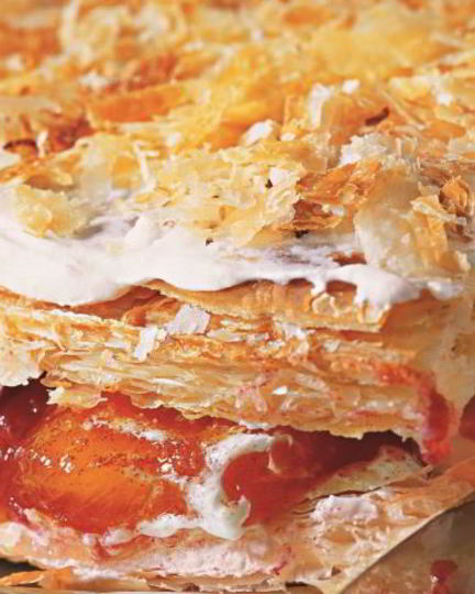 Рецепт сливового торта наполеон