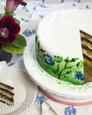Сметанный торт Мишка