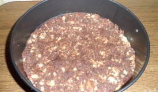 торт без выпечки с желатином и фруктами