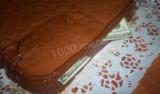 торт чемодан
