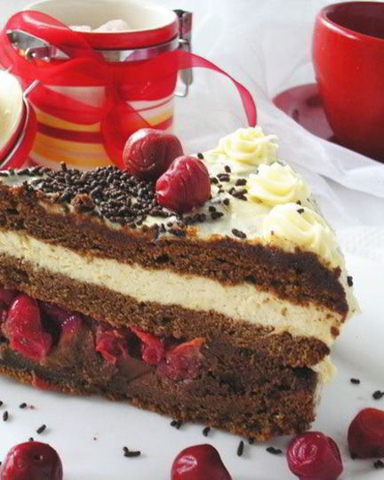 Рецепт торта черного лес