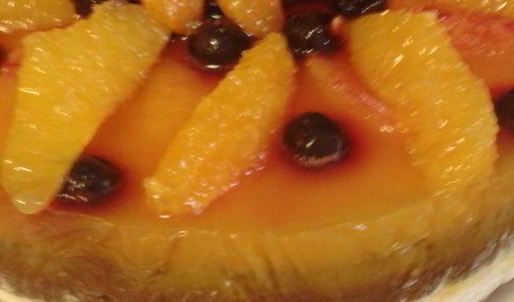 торт фруктовый с творогом