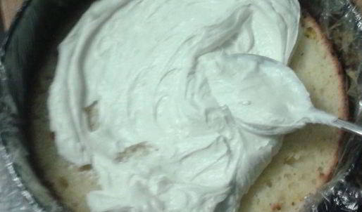 торт фруктовый с творогом