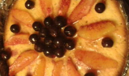 торт фруктовый с творогом