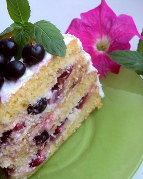 Торт фруктовый